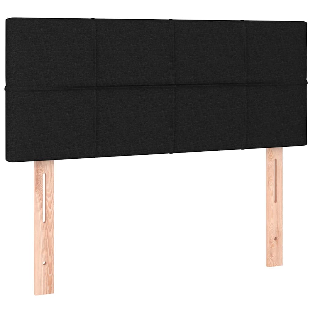 Box spring krevet s madracem crni 80 x 200 cm od tkanine