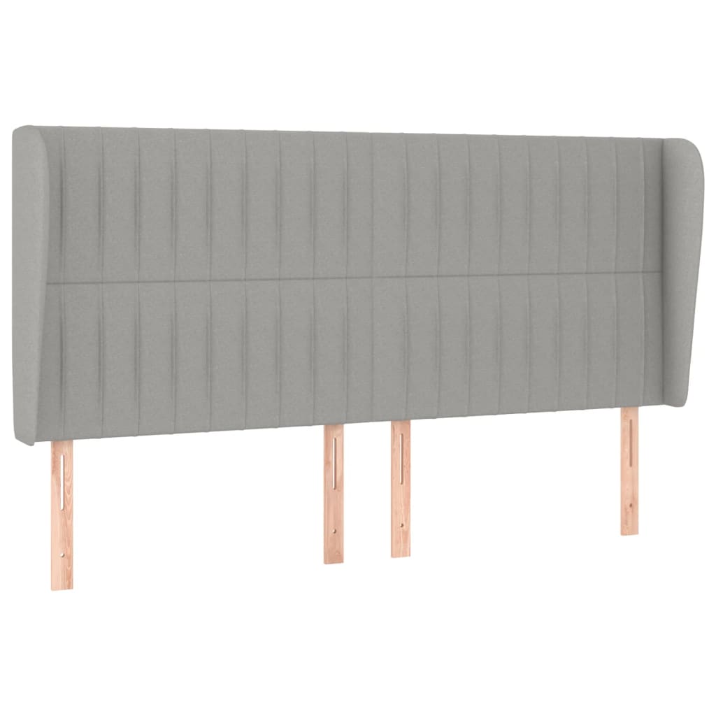 Krevet s oprugama i madracem svjetlosivi 200 x 200cm od tkanine