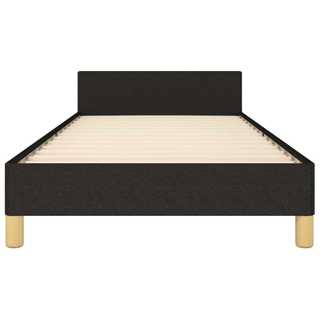 Okvir za krevet bez madraca crni 90x190cm od tkanine