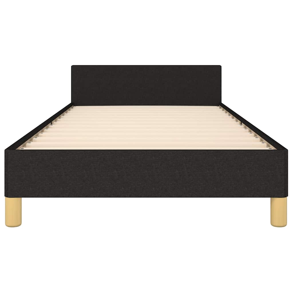 Okvir za krevet bez madraca crni 90x190cm od tkanine