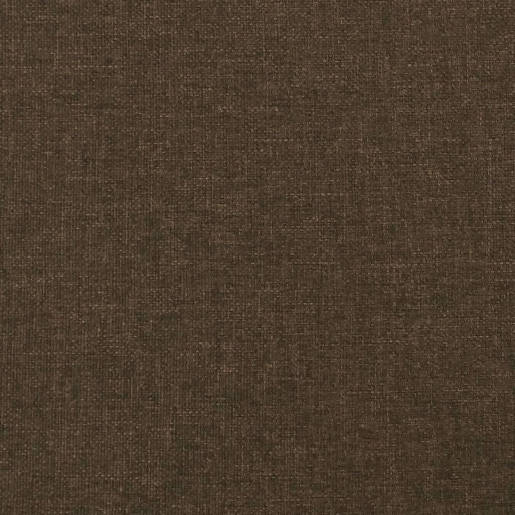 Okvir za krevet bez madraca tamnosmeđi 200x200 cm od tkanine