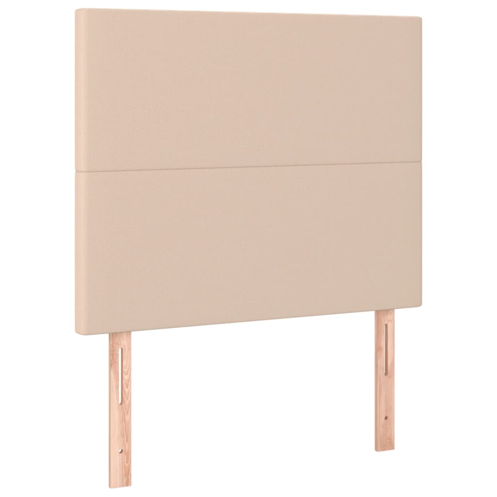 Okvir za krevet boja cappuccina 100x200 cm umjetna koža