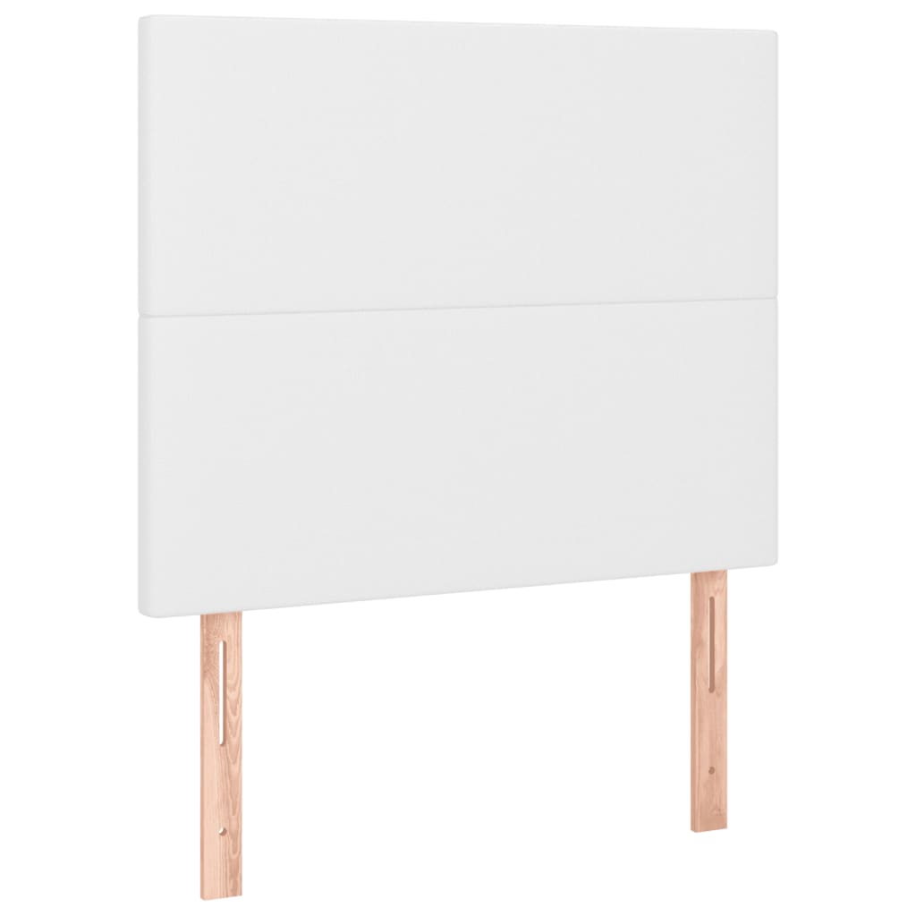 Okvir za krevet s uzglavljem bijeli 120x200 cm od umjetne kože