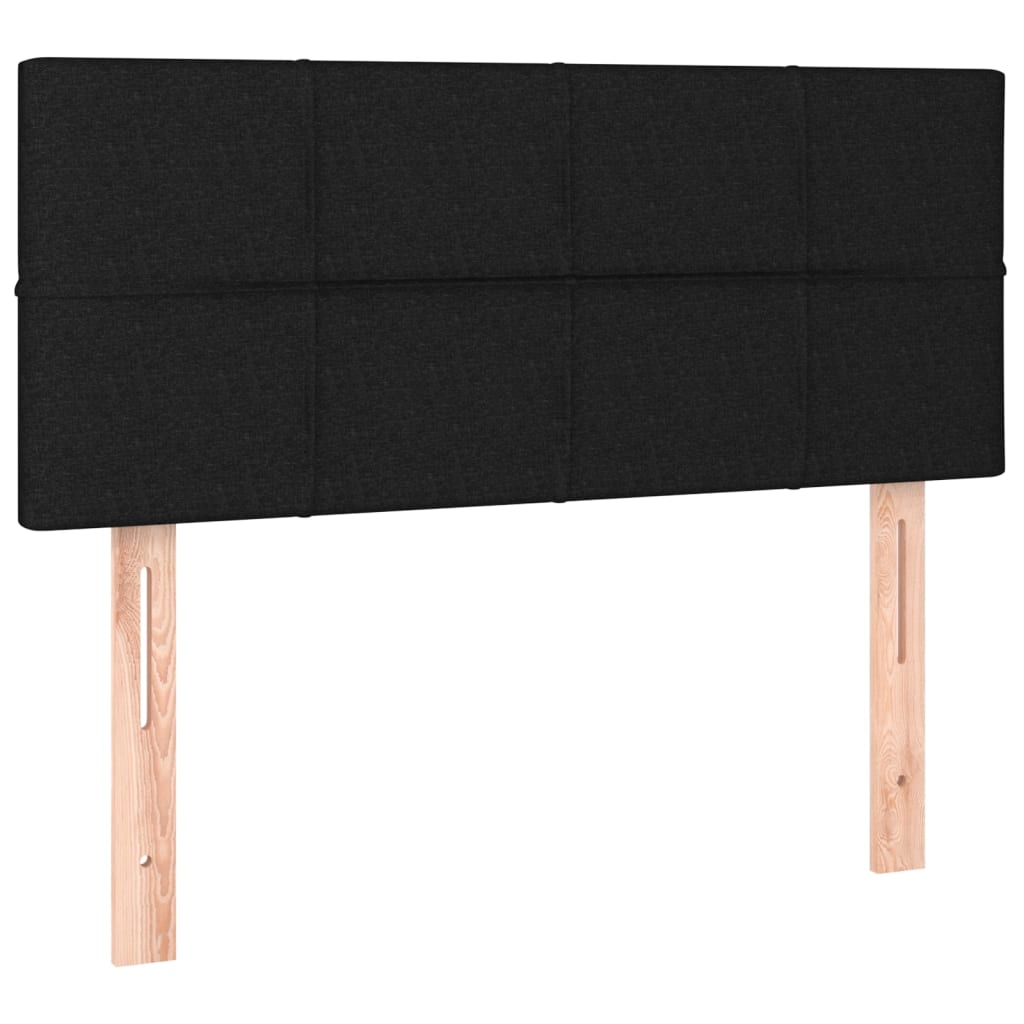 Box spring krevet s madracem crni 80 x 200 cm od tkanine