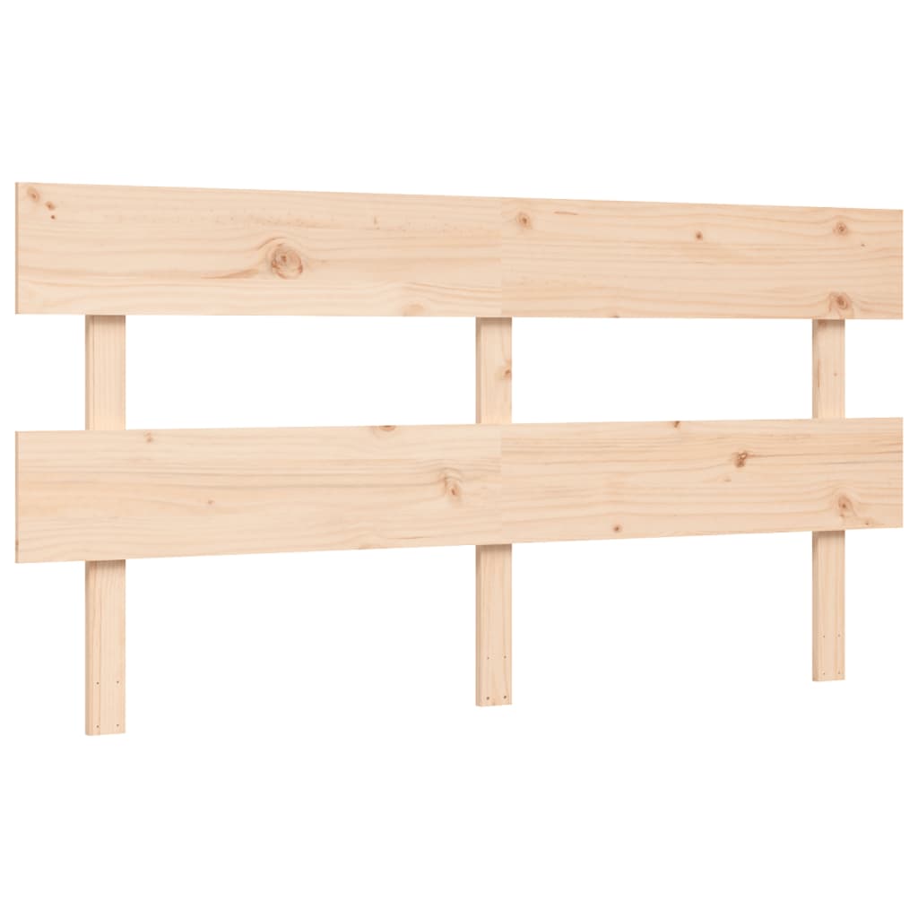 Krevet za starije s uzglavljem 160x200 cm od masivnog drva