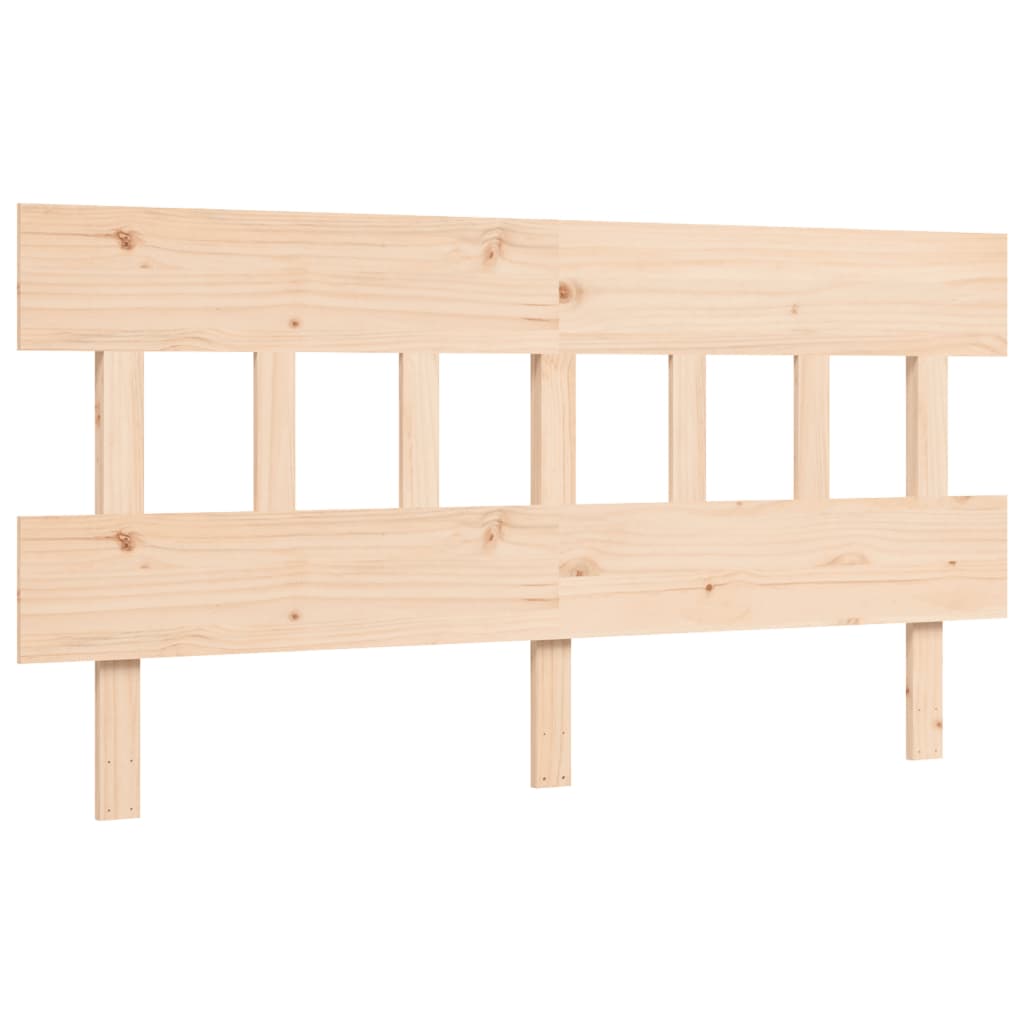 Krevet za starije s uzglavljem 160x200 cm od masivnog drva