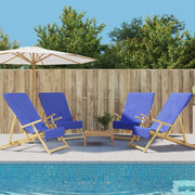 Ručnici za plažu 4 kom plavi 60 x 135 cm od tkanine 400 GSM