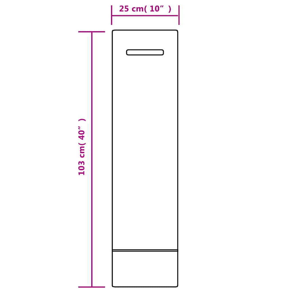Vreće za pijesak 25 kom tamnozelene 103 x 25 cm HDPE