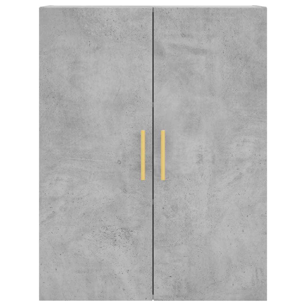 Zidni ormarići 2 kom siva boja betona 69,5 x 34 x 90 cm