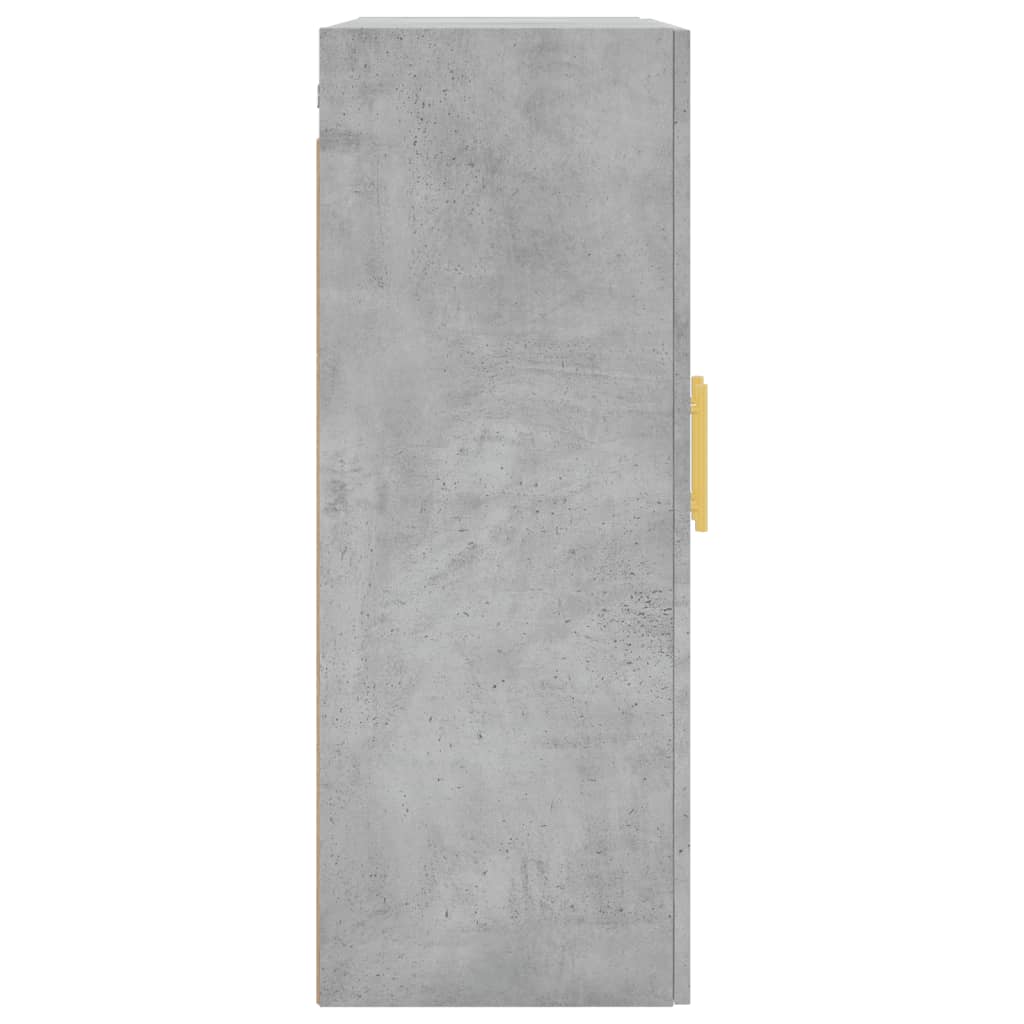 Zidni ormarići 2 kom siva boja betona 69,5 x 34 x 90 cm