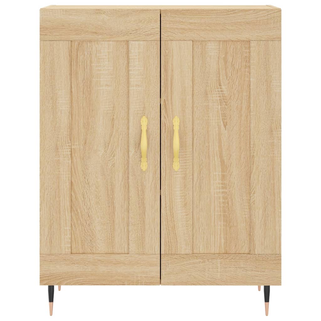 Visoka komoda hrasta sonome 69,5x34x180cm od konstruiranog drva