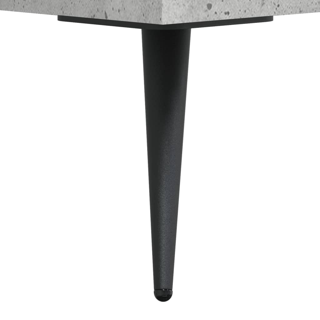 Visoka komoda siva betona 69,5x34x180 cm od konstruiranog drva