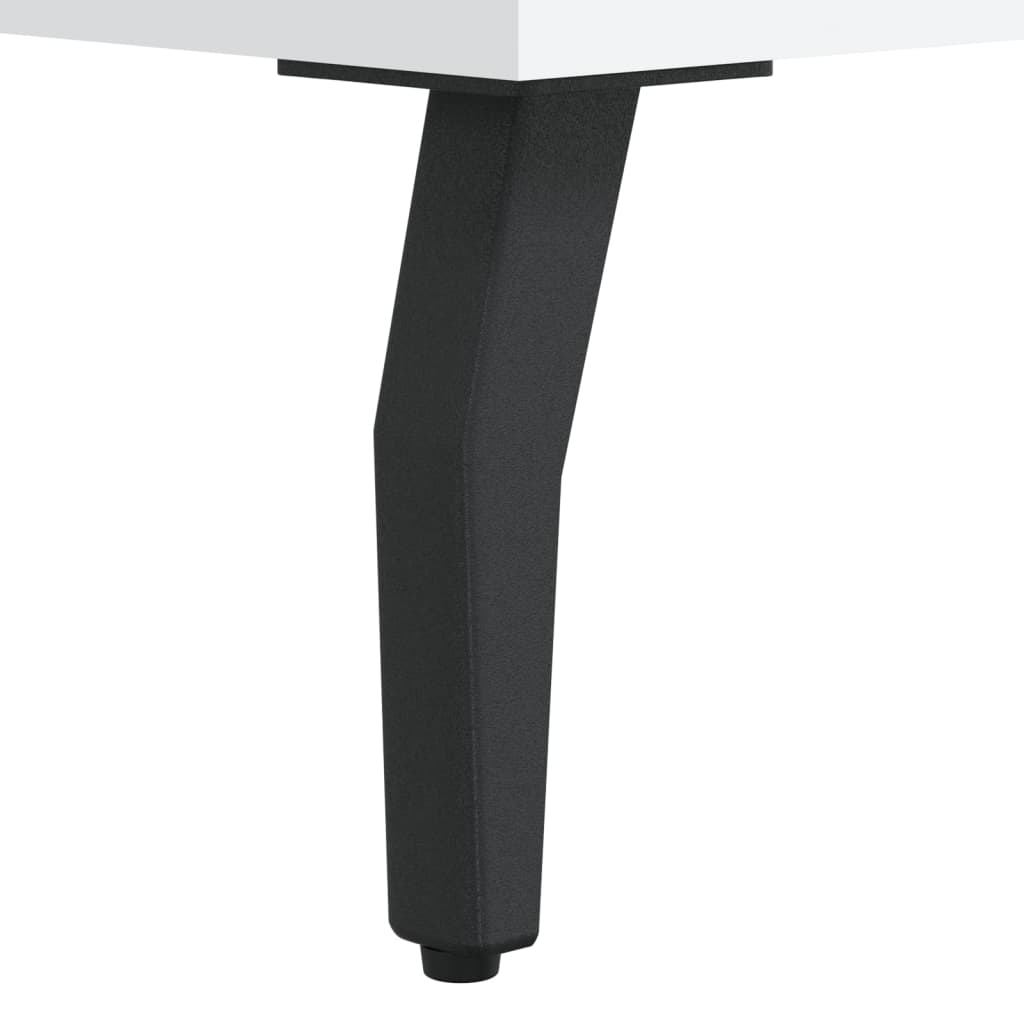 Visoka komoda bijela 69,5x34x180 cm konstruirano drvo