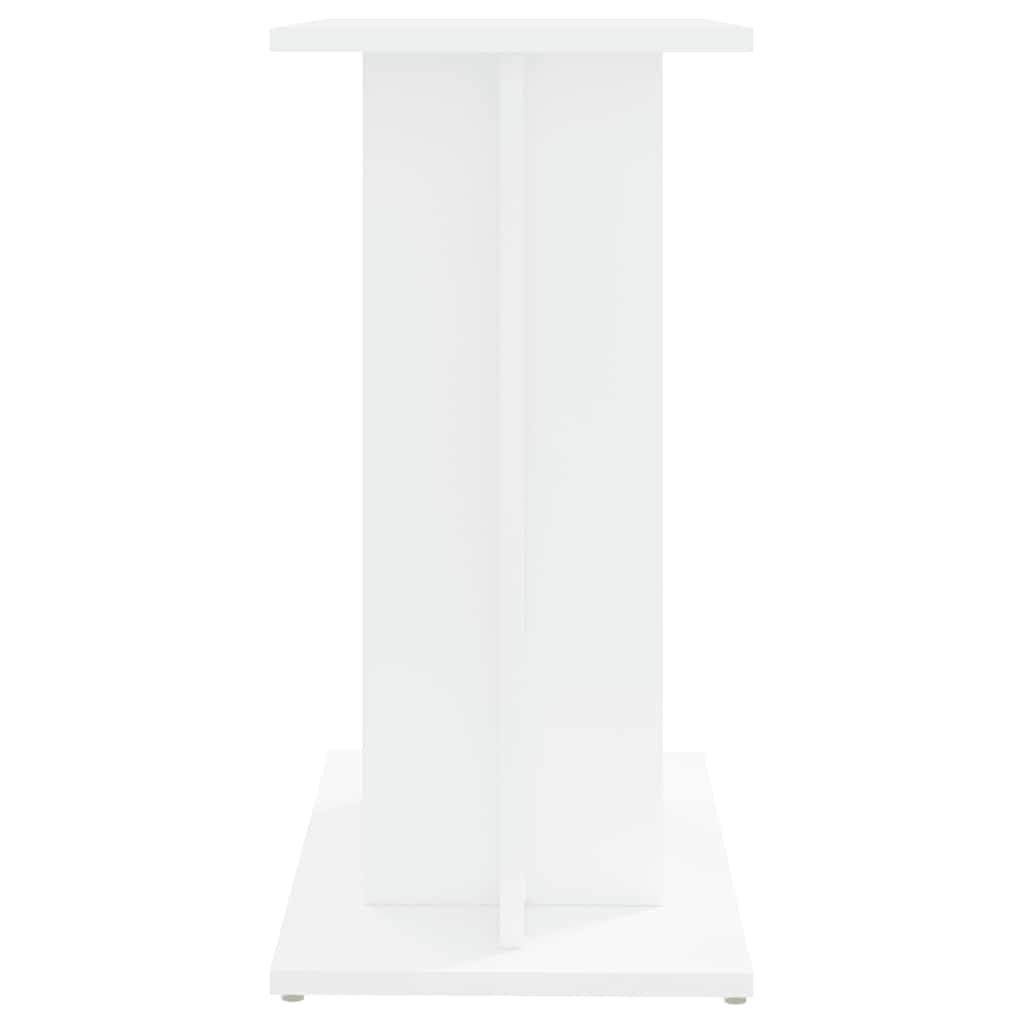 Stalak za akvarij bijeli 60 x 30 x 60 cm od konstruiranog drva