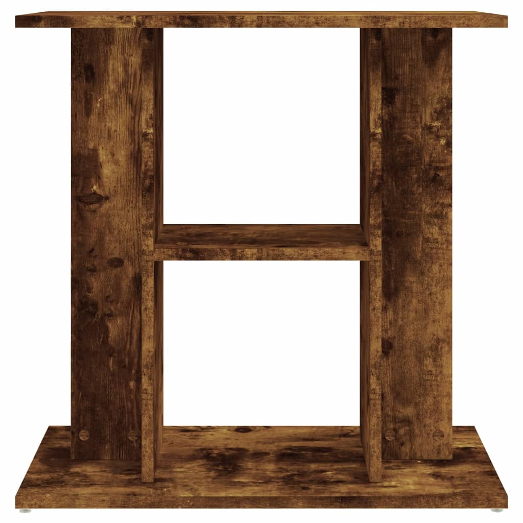 Stalak za akvarij dimljeni hrast 60x30x60 cm Konstruirano drvo