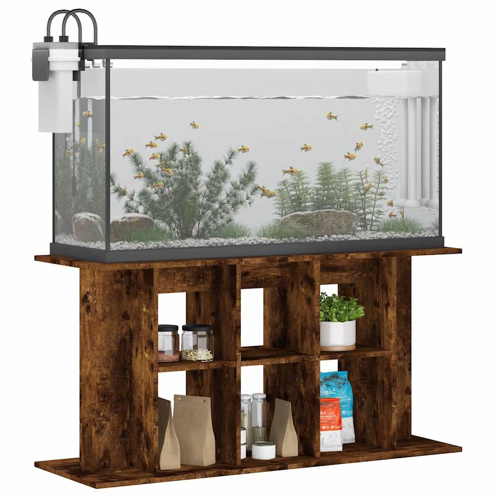 Stalak za akvarij boja hrasta 120x40x60 cm konstruirano drvo