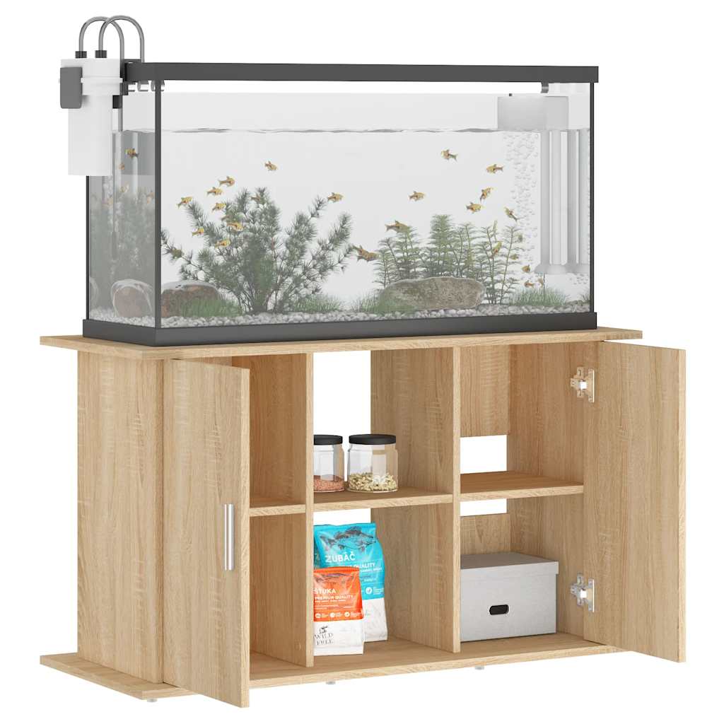Stalak za akvarij Sonoma hrast 101x41x58 cm Konstruirano drvo