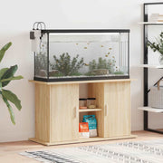 Stalak za akvarij Sonoma hrast 101x41x58 cm Konstruirano drvo