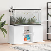Stalak za akvarij bijeli 121 x 41 x 58 cm od konstruiranog drva