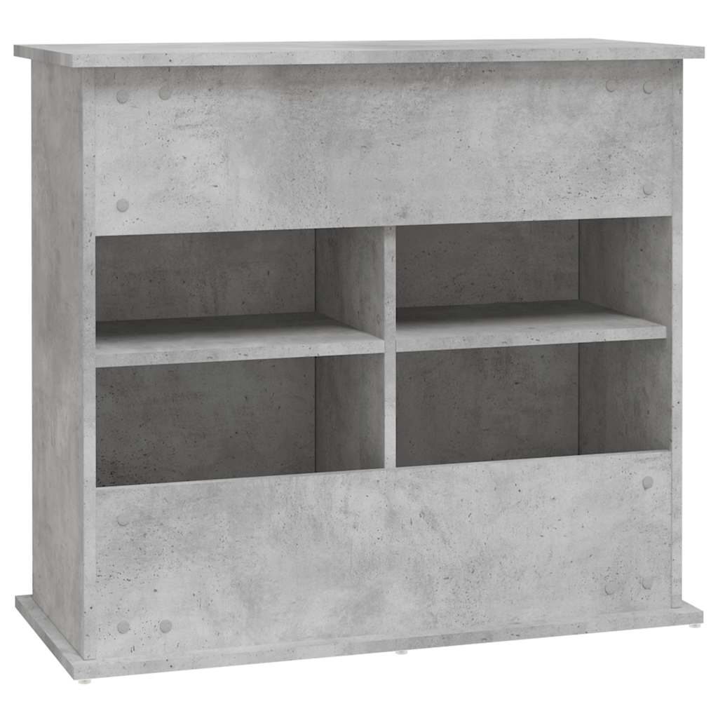 Stalak za akvarij Betonsko-sivi 81x36x73 cm Konstruirano drvo