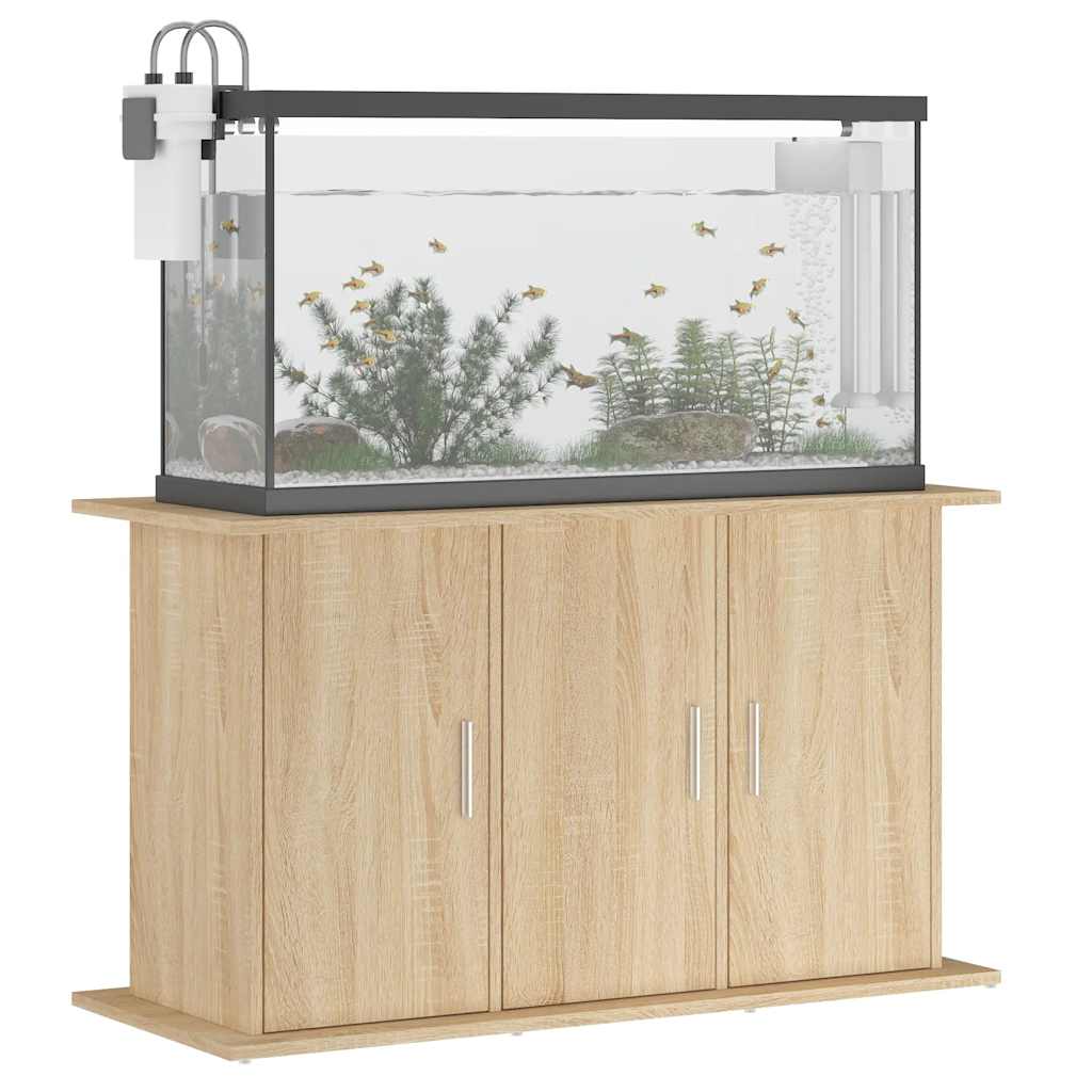 Stalak za akvarij boja hrasta 101x41x58 cm konstruirano drvo