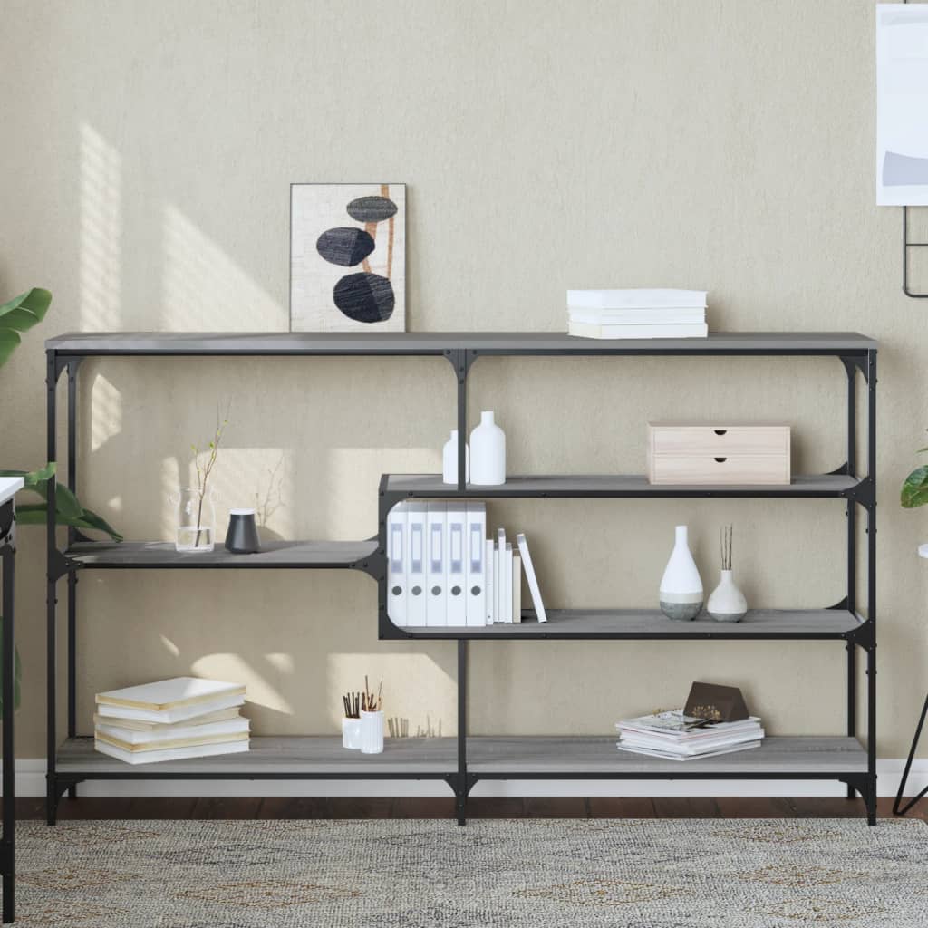 Konzolni stol boja hrasta sonome 160x32x95 cm konstruirano drvo
