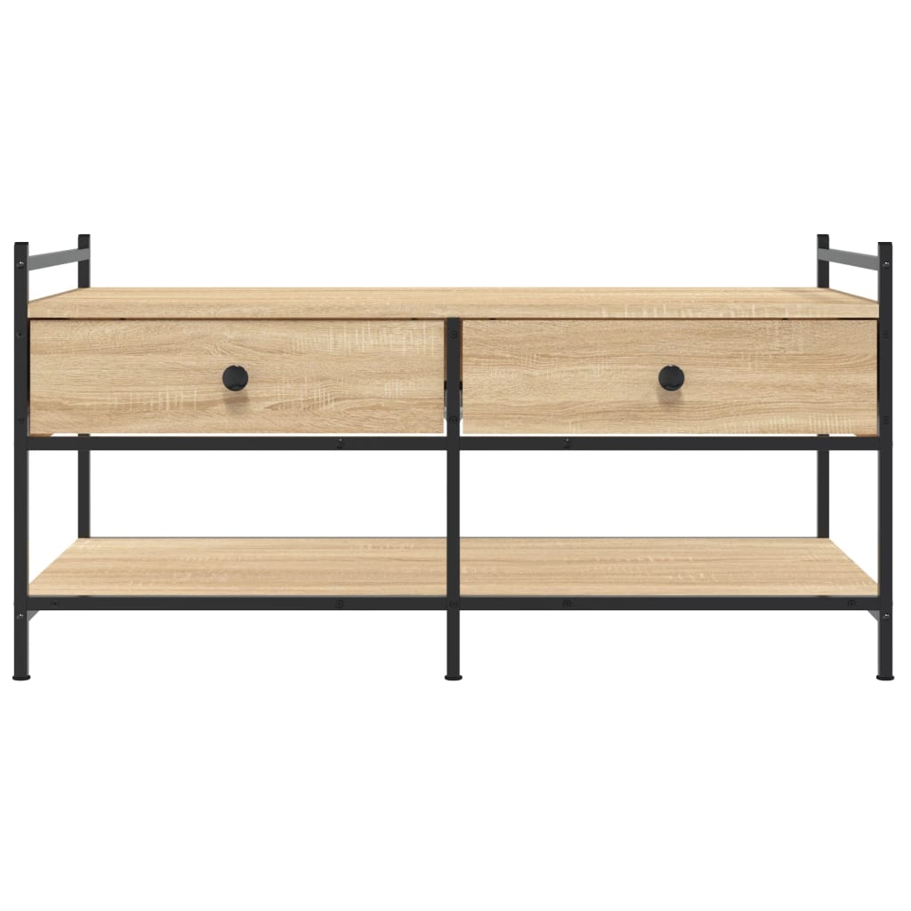 Stolić za kavu boja hrasta 99x50x50 cm konstruirano drvo