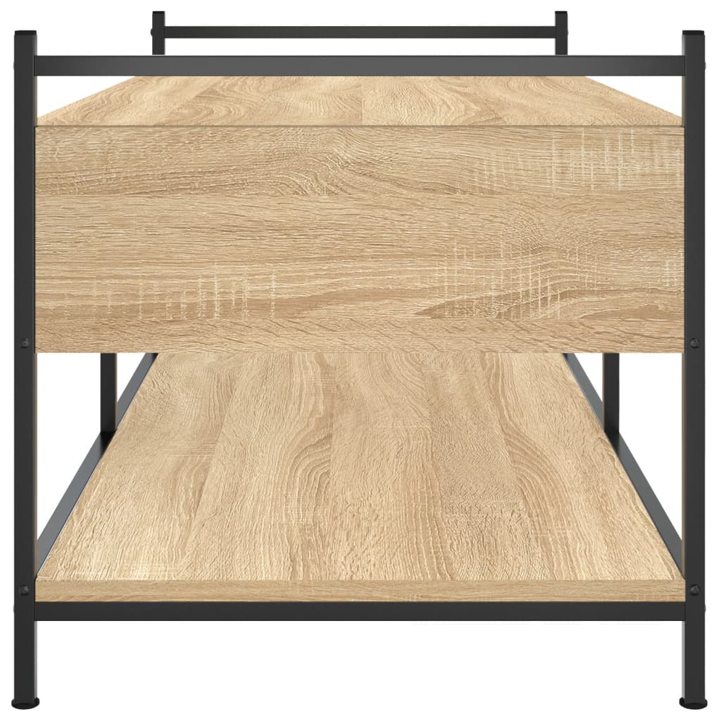 Stolić za kavu boja hrasta 99x50x50 cm konstruirano drvo