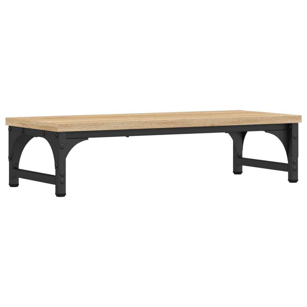 Stalak za monitor boja hrasta 55 x 23 x 14 cm konstruirano drvo