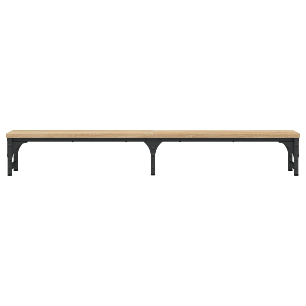 Stalak za monitor boja hrasta 105x23x15,5 cm konstruirano drvo