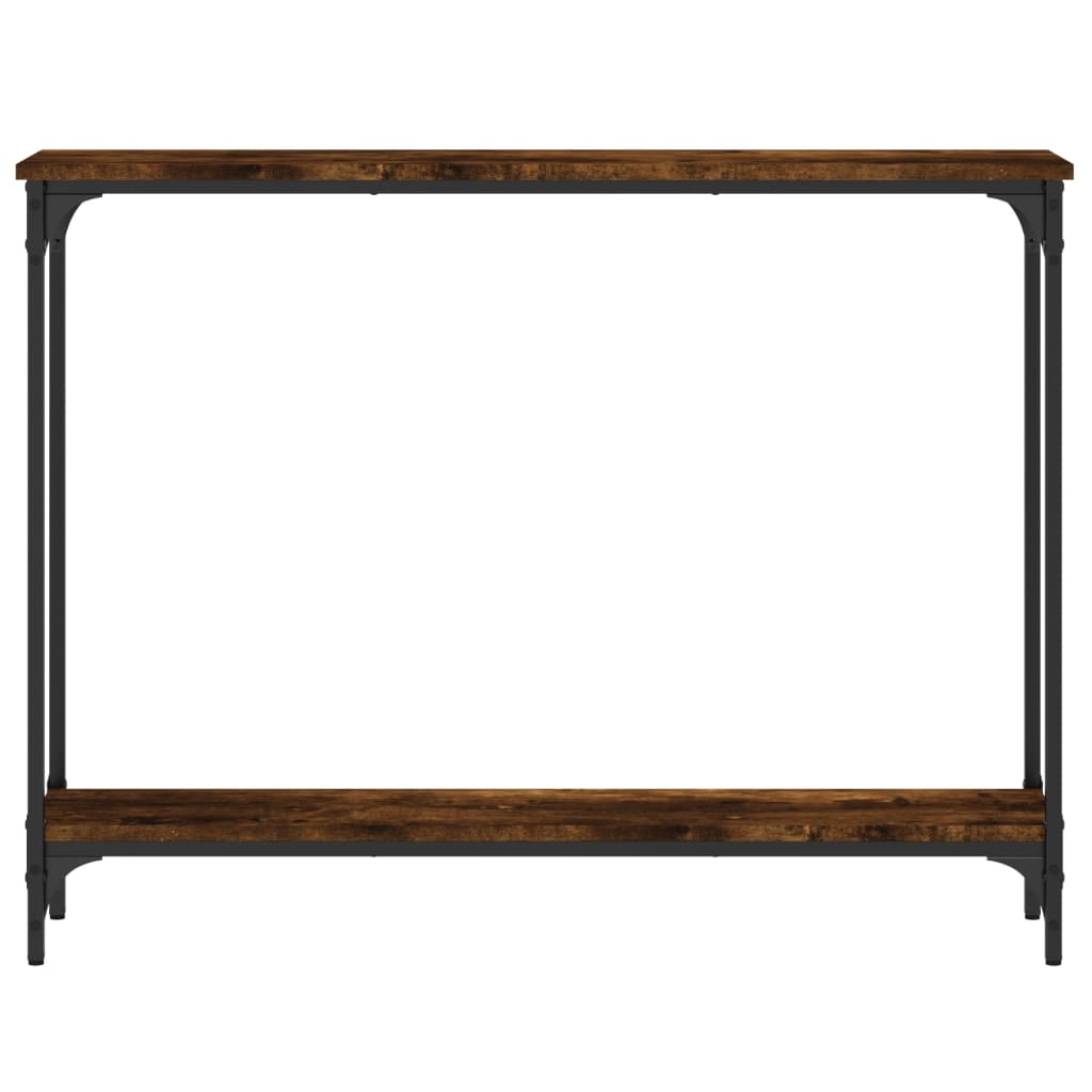 Konzolni stol boja hrasta 100 x 22,5 x 75 cm konstruirano drvo