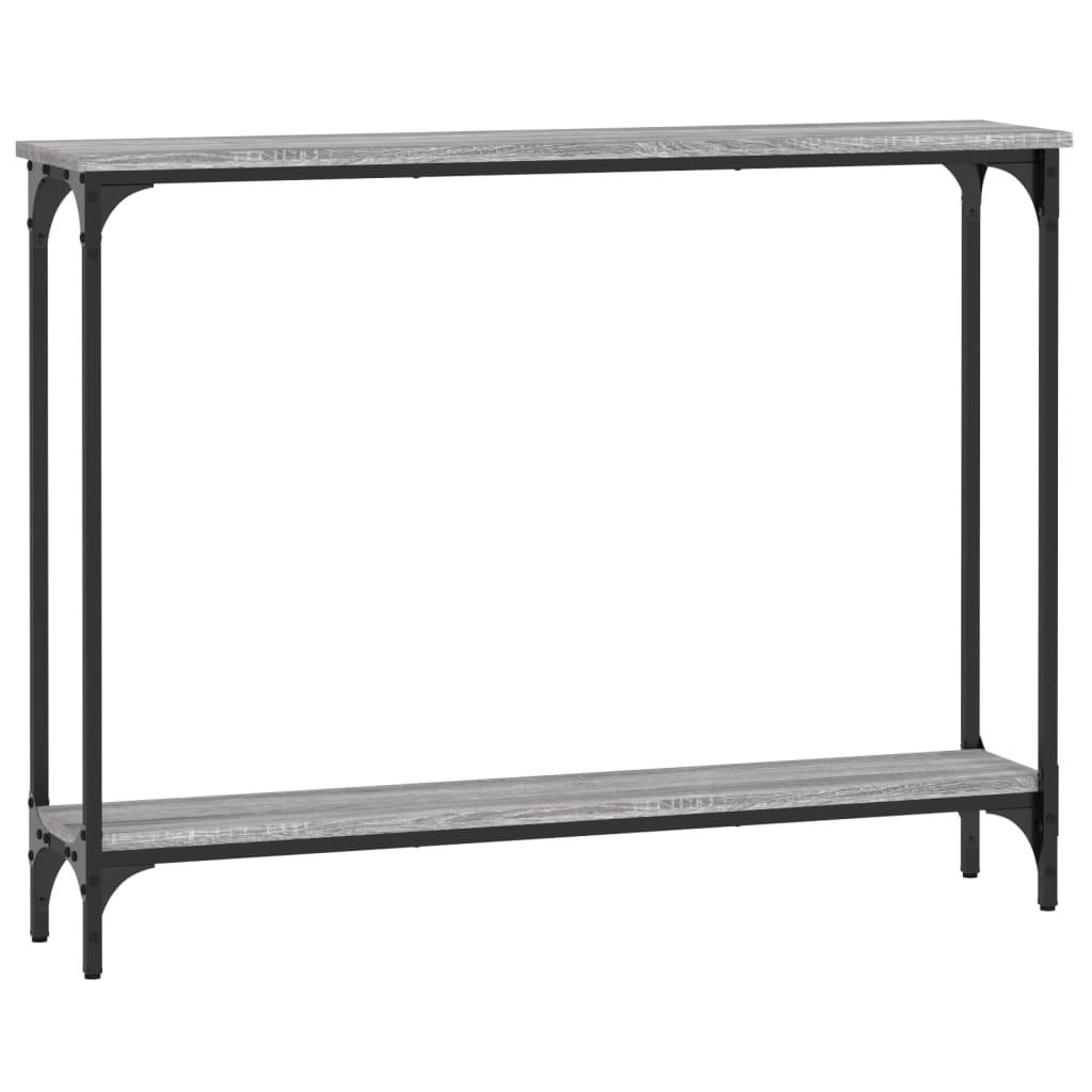 Konzolni stol boja hrasta 100 x 22,5 x 75 cm konstruirano drvo