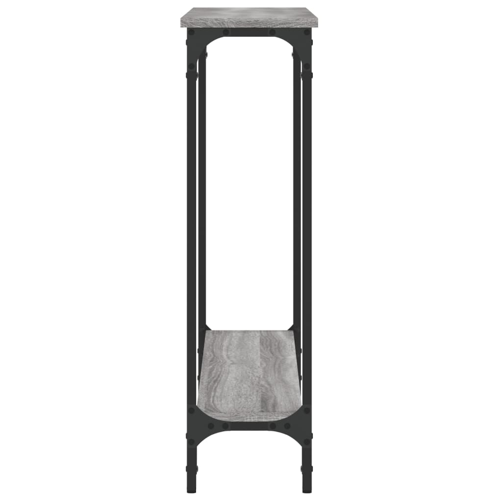 Konzolni stol boja hrasta 100 x 22,5 x 75 cm konstruirano drvo