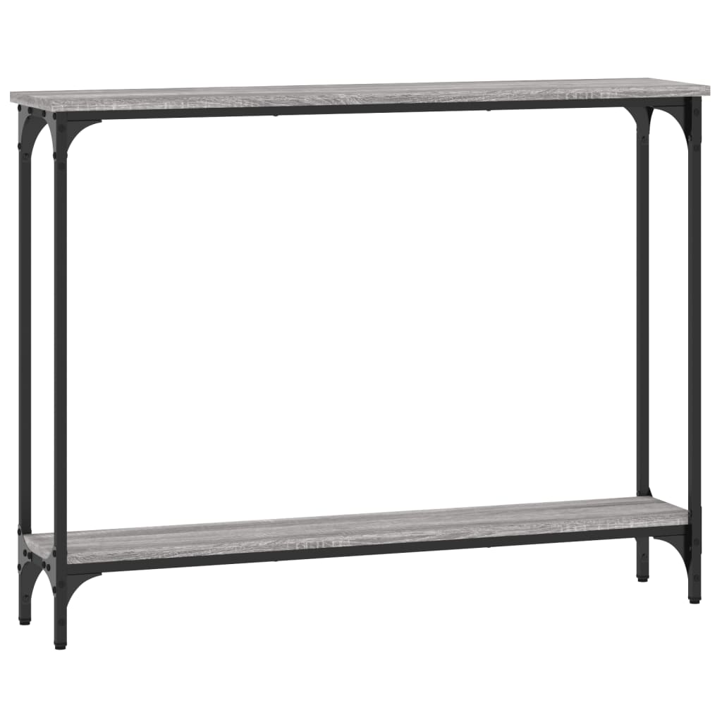Konzolni stol boja hrasta 100 x 22,5 x 75 cm konstruirano drvo