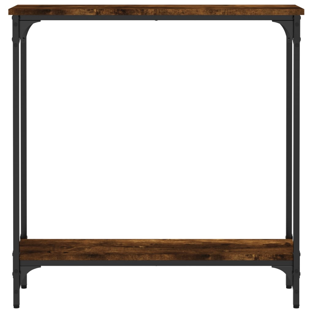 Konzolni stol boja hrasta 75 x 22,5 x 75 cm konstruirano drvo