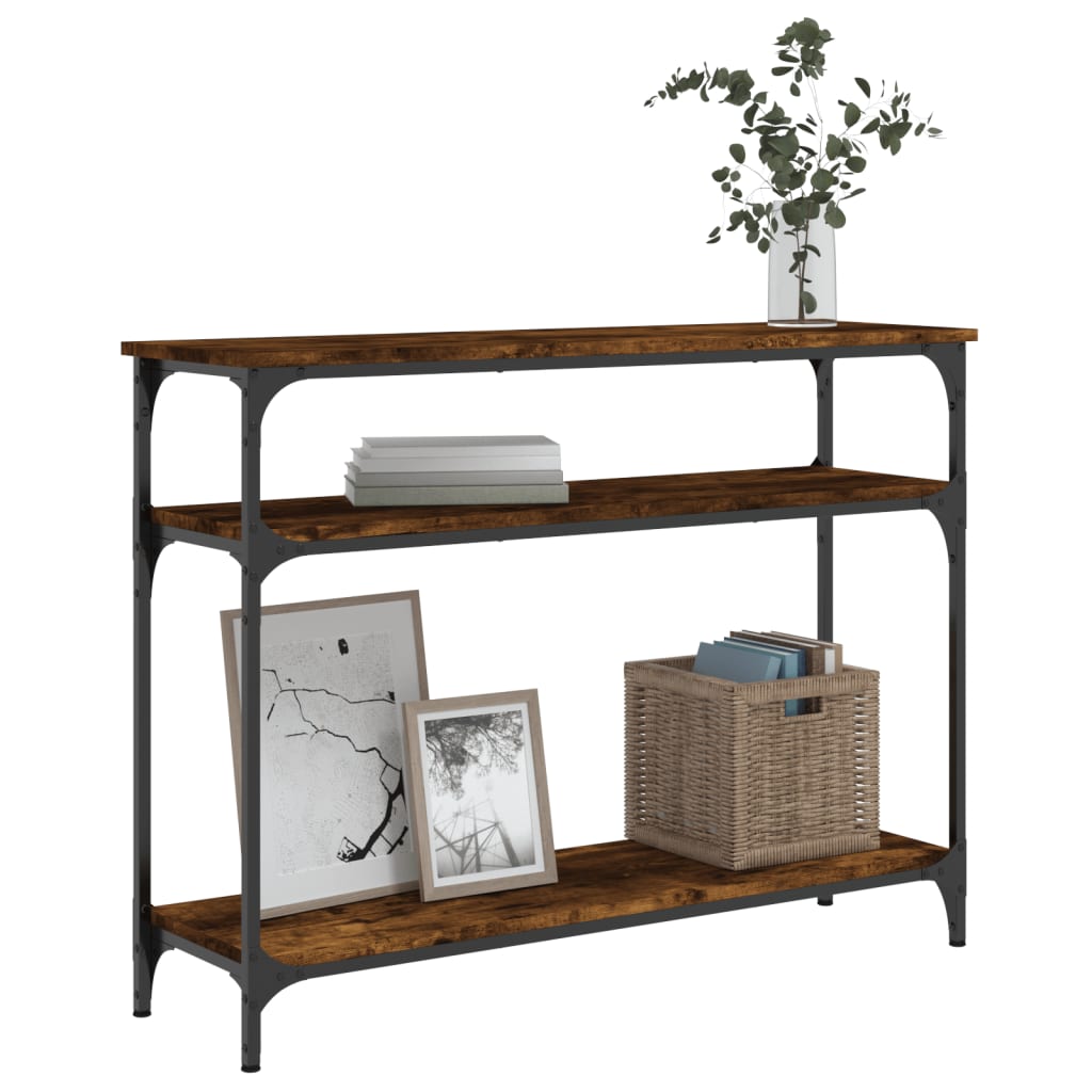 Konzolni stol boja hrasta 100x29x75 cm od konstruiranog drva