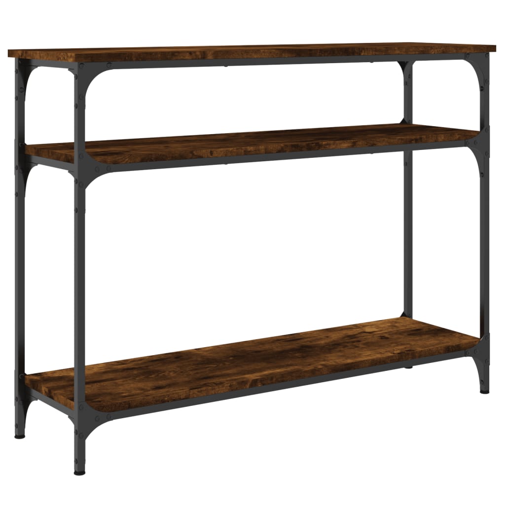 Konzolni stol boja hrasta 100x29x75 cm od konstruiranog drva