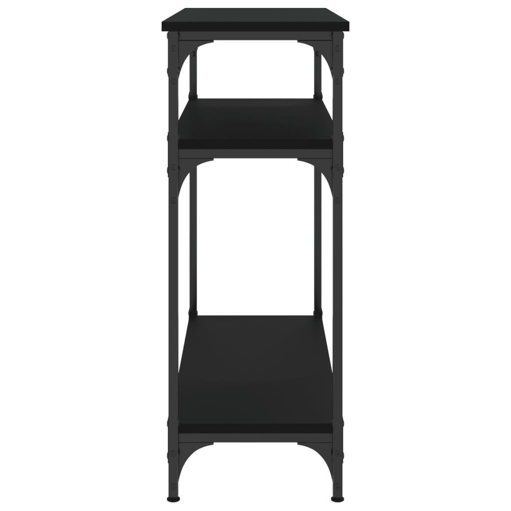 Konzolni stol crni 75 x 29 x 75 cm od konstruiranog drva