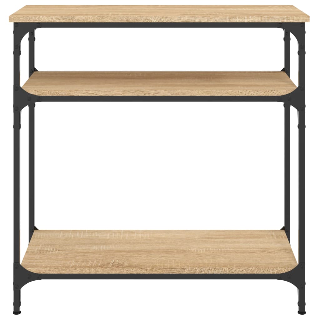 Konzolni stol boja hrasta sonome 75x29x75 cm konstruirano drvo