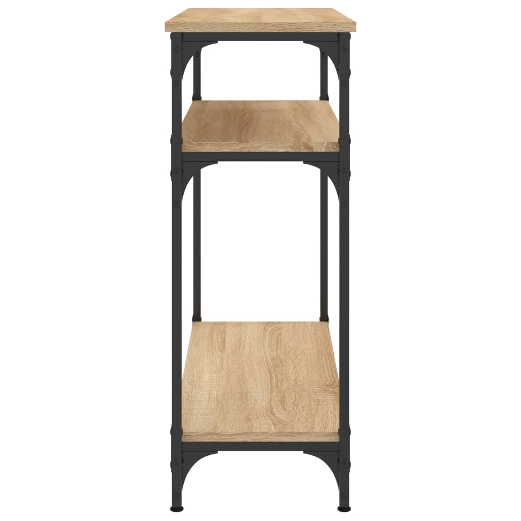 Konzolni stol boja hrasta sonome 75x29x75 cm konstruirano drvo