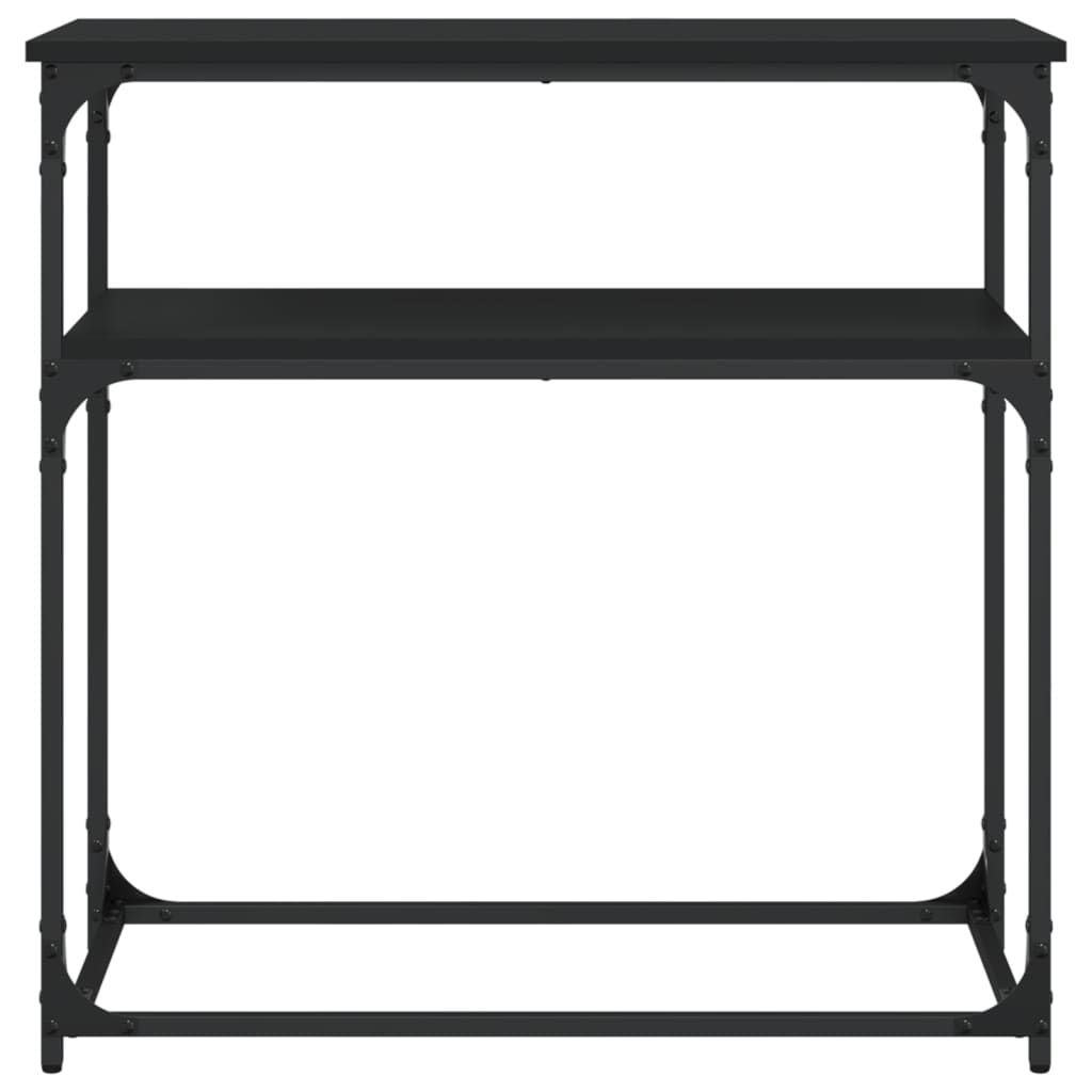 Konzolni stol crni 75 x 35,5 x 75 cm od konstruiranog drva
