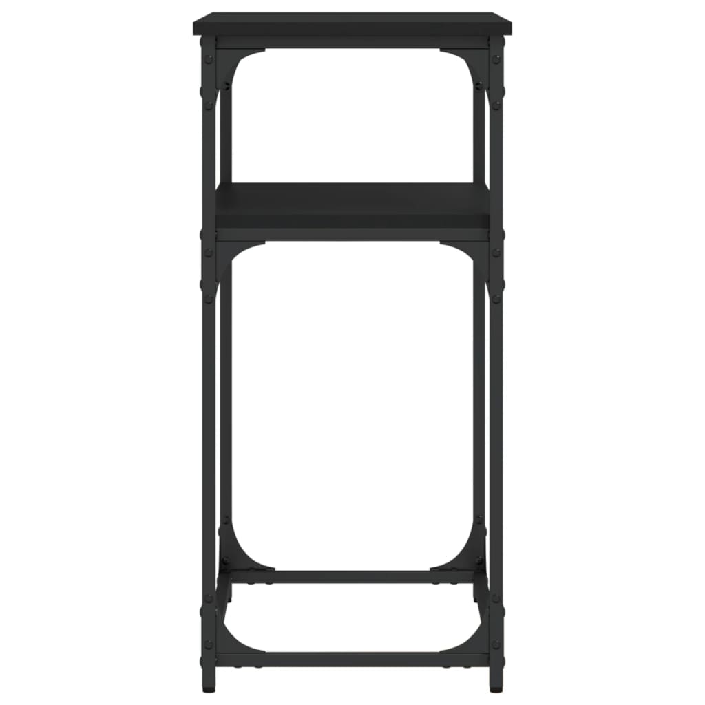 Konzolni stol crni 75 x 35,5 x 75 cm od konstruiranog drva