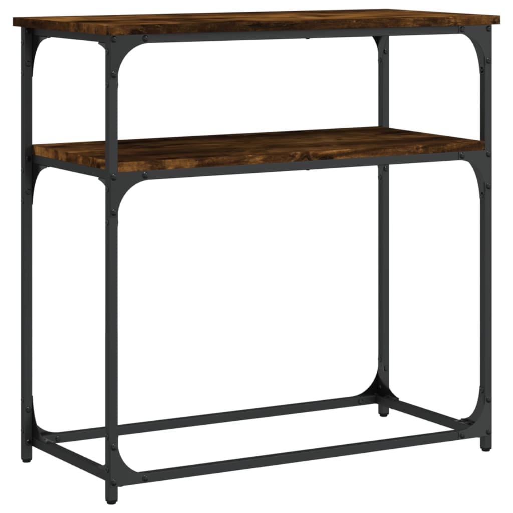 Konzolni stol boja hrasta 75 x 35,5 x 75 cm konstruirano drvo