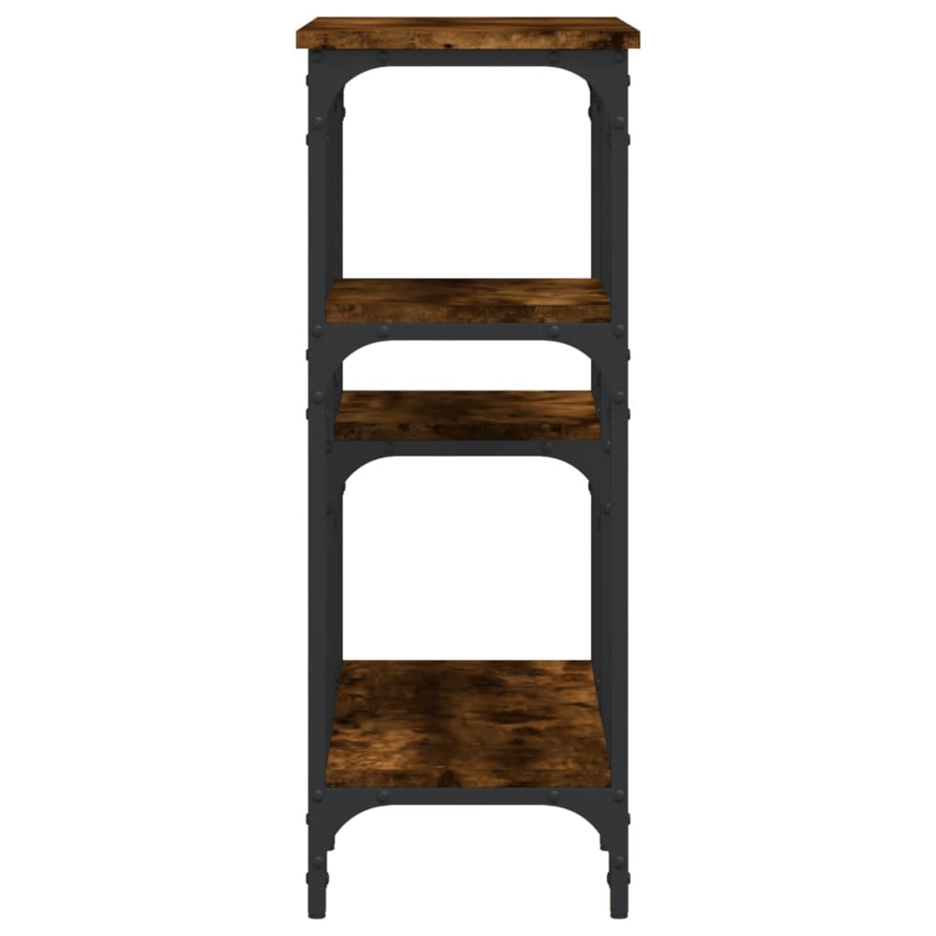 Konzolni stol boja hrasta 80 x 29 x 75 cm konstruirano drvo