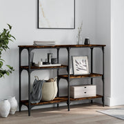 Konzolni stol boja hrasta 102x29x75 cm od konstruiranog drva