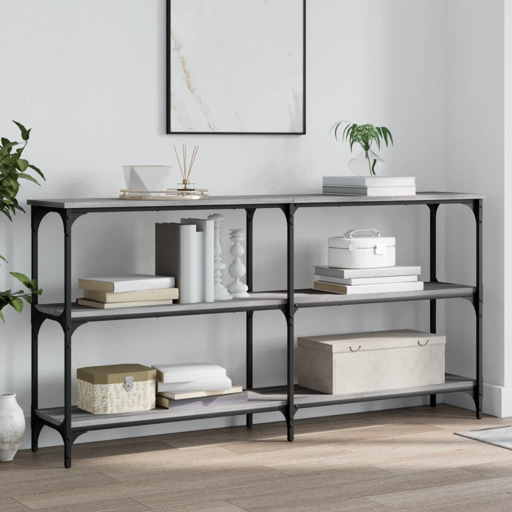 Konzolni stol boja hrasta sonome 150x29x75 cm konstruirano drvo