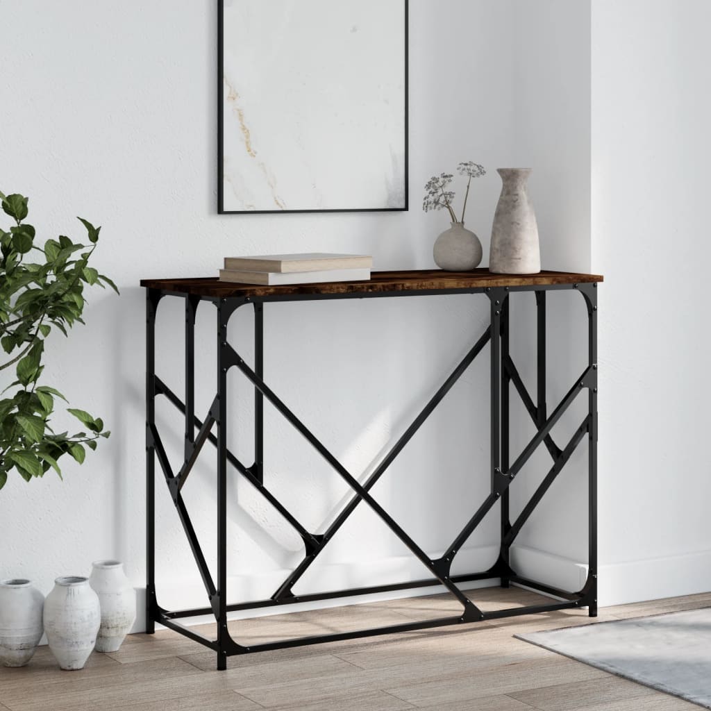 Konzolni stol boja hrasta 100x40x80 cm od konstruiranog drva