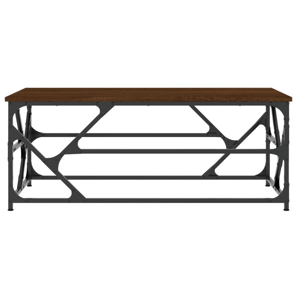 Stolić za kavu boja smeđeg hrasta 100x50x40cm konstruirano drvo
