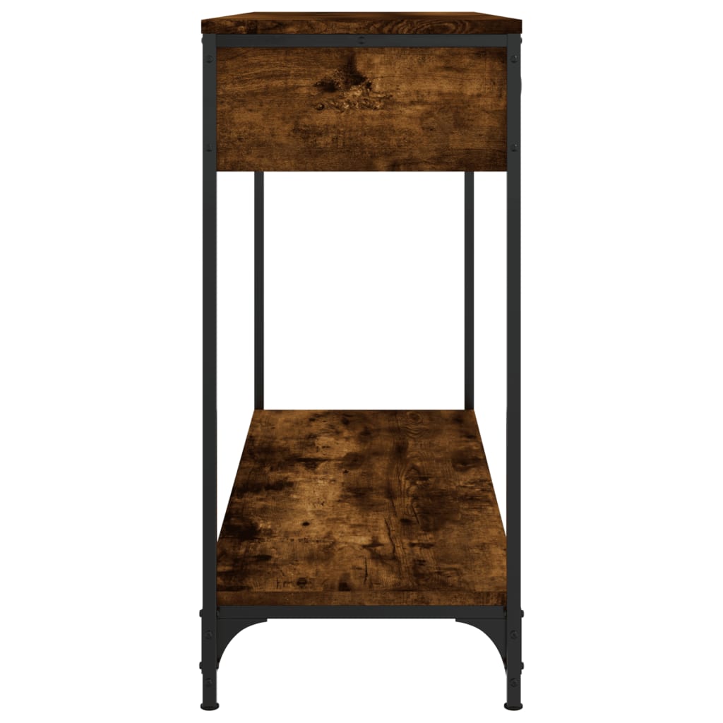 Konzolni stol boja hrasta 100 x 34,5 x 75 cm konstruirano drvo