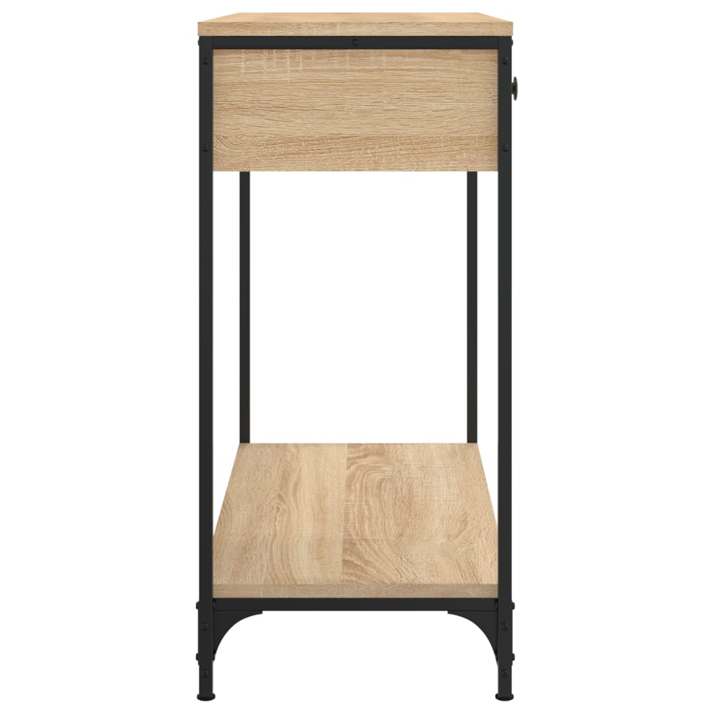 Konzolni stol boja hrasta 75 x 34,5 x 75 cm konstruirano drvo
